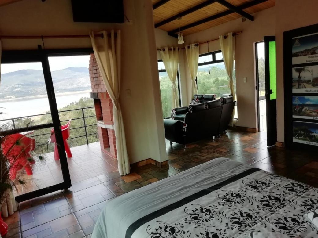 Benigno Mirador Bed & Breakfast Guatavita ภายนอก รูปภาพ